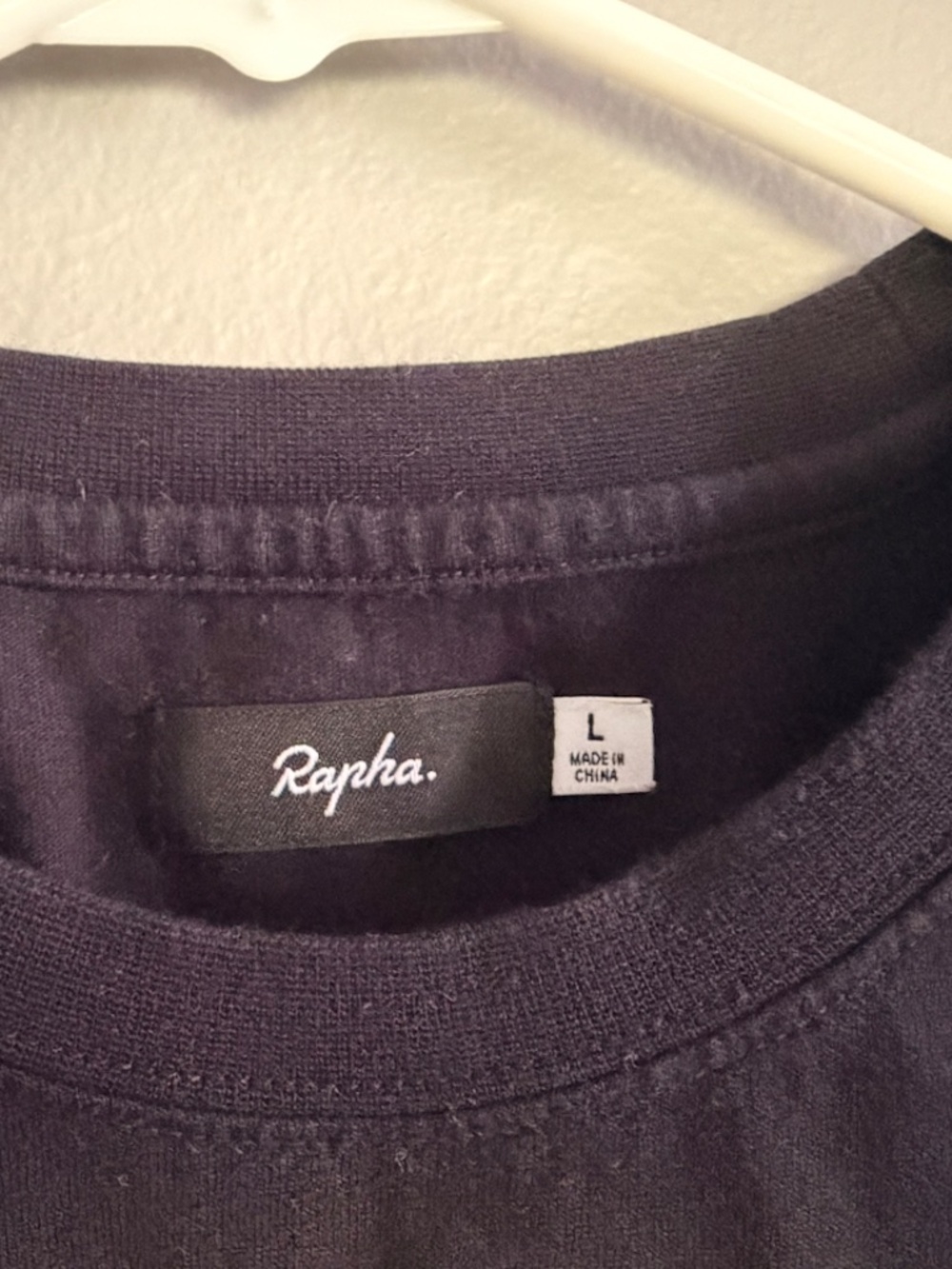 Rapha Logo T-shirt Embroidered/Chainstitch Men's Large - Picture 5 of 8